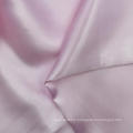 Гладкая окрашенная однотонная шелковая атласная ткань для шарфов из полиэстера